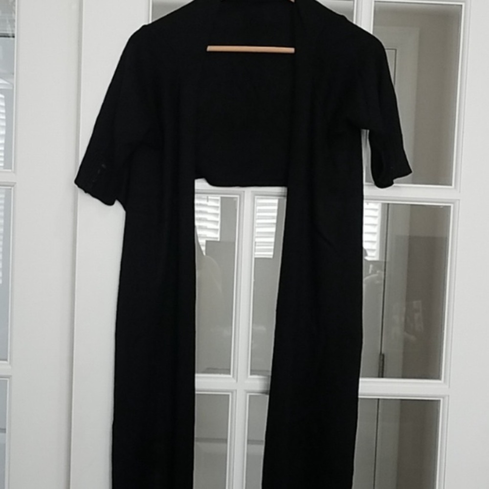 Ann Taylor Convertable Black Shrug